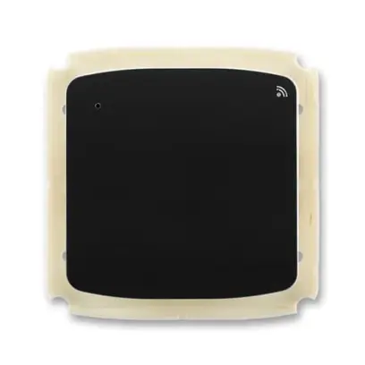 vysílač RF signálu s krátkocestným ovladačem, nástěnný, 868 MHz, černá, design TANGO